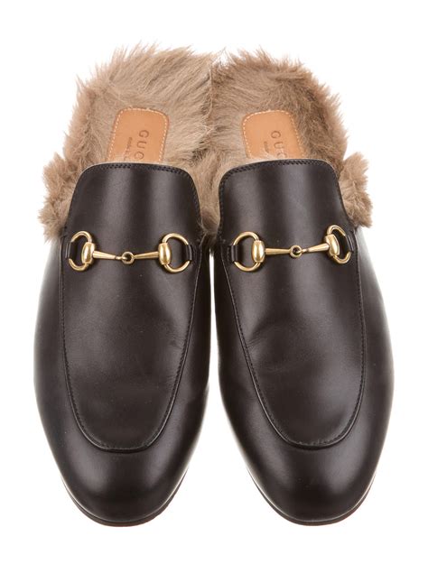 fur gucci loafers women|gucci princetown mule.